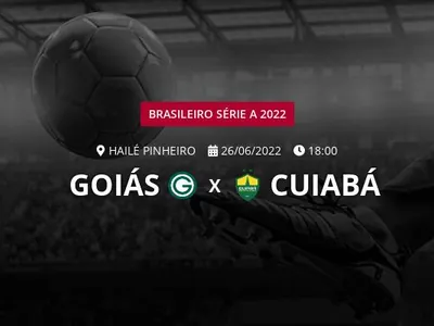 Goiás x Cuiabá: placar ao vivo, escalações, lances, gols e mais