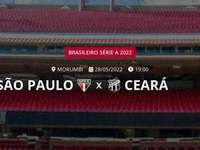 São Paulo x Ceará: placar ao vivo, escalações, lances, gols e mais