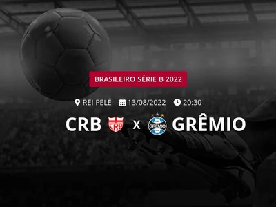 CRB x Grêmio: placar ao vivo, escalações, lances, gols e mais