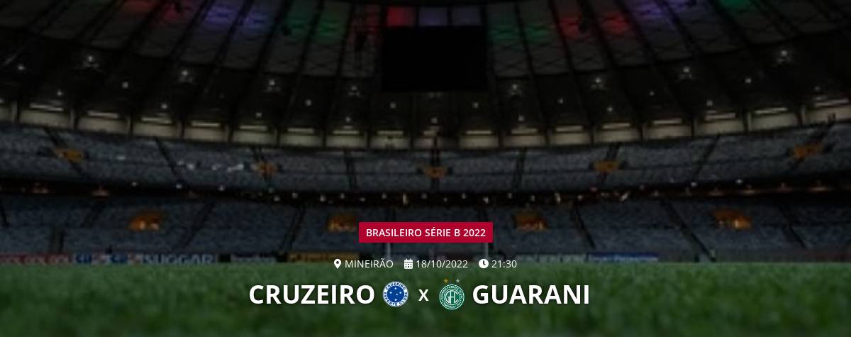 Cruzeiro 🦊 on X: 🕑 49', 2T, FIM DE JOGO NO MINEIRÃO! Com duas  expulsões ainda no primeiro tempo, fomos superados pelo Guarani. #CRUxGUA