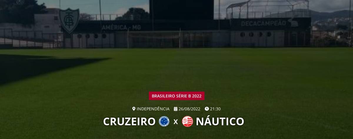 Onde Assistir A Cruzeiro X Náutico, Que Horas é O Jogo Pela Série B ...