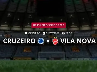 Cruzeiro x Vila Nova: placar ao vivo, escalações, lances, gols e mais