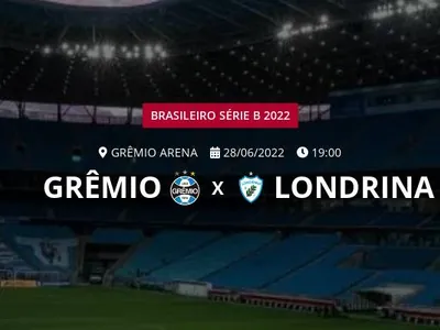Grêmio x Londrina: placar ao vivo, escalações, lances, gols e mais