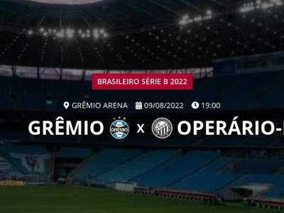 Grêmio x Operário-PR: onde assistir, que horas é o jogo da Série B hoje e mais