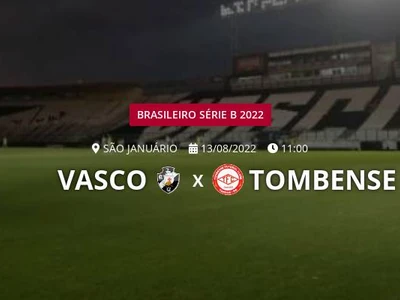 Vasco x Tombense: placar ao vivo, escalações, lances, gols e mais