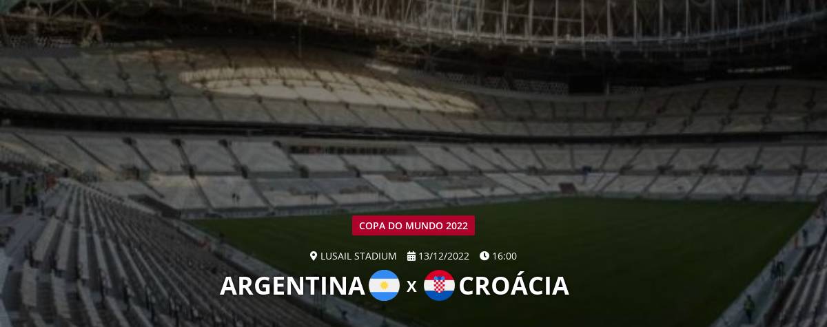 Argentina x Croácia: horário do jogo e onde assistir