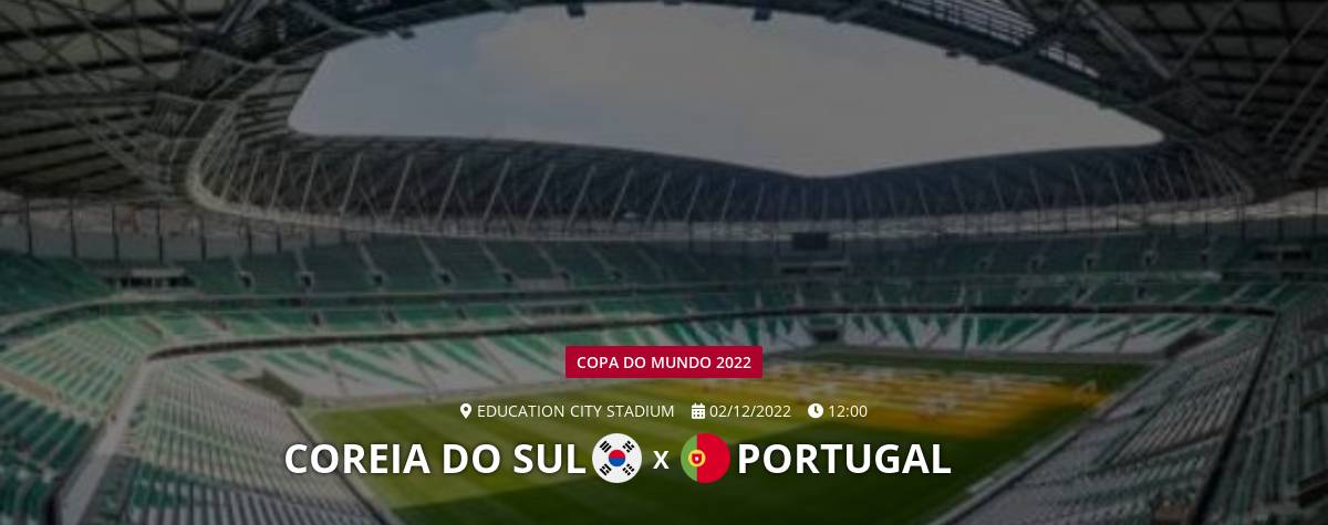 Coreia do Sul vence Portugal e avança às oitavas de final da Copa