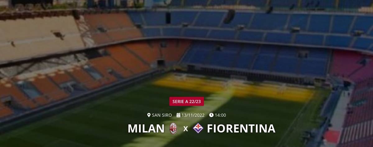 Estatísticas do jogo Inter de Milão x Fiorentina