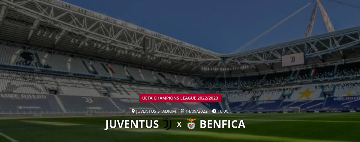 Benfica x Juventus: saiba onde assistir