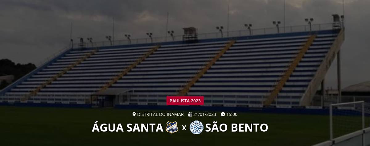 Água Santa 1 x 1 São Bento  Campeonato Paulista: melhores momentos