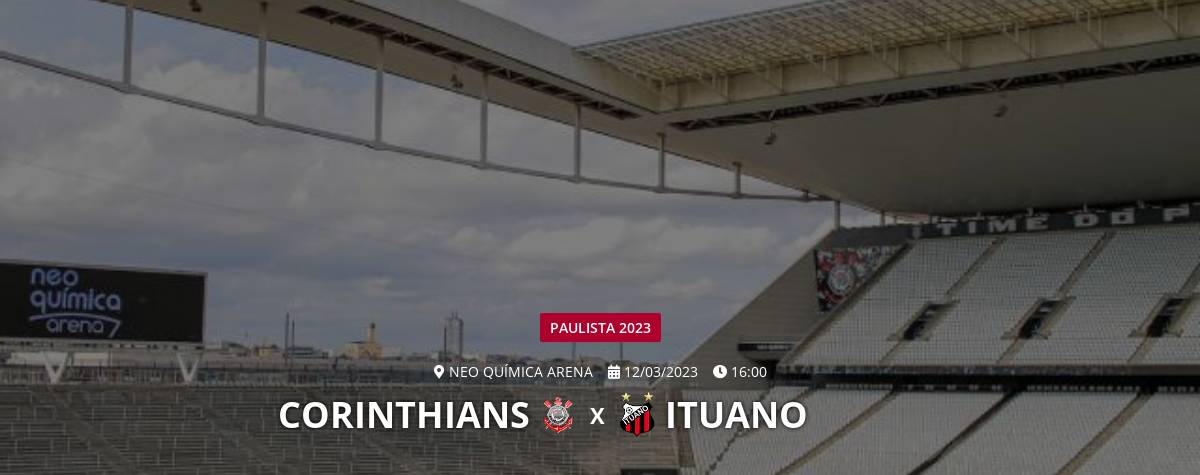 Com portões fechados, Timão recebe Ituano na Arena Corinthians