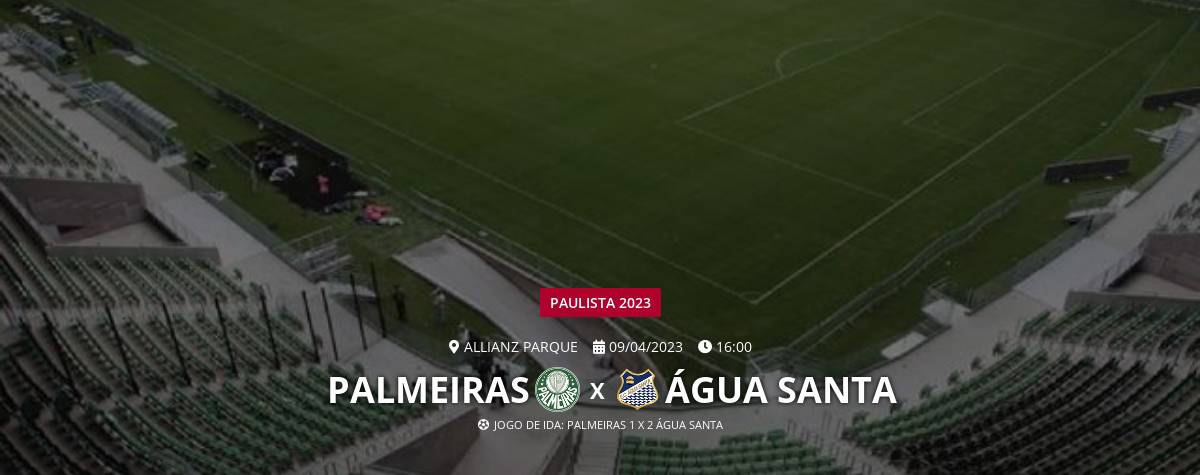 Pré-jogo Palmeiras x Água Santa - Campeonato Paulista 2023