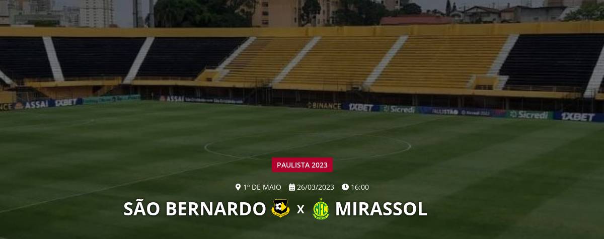São Bernardo e Mirassol decidem Taça Independência no próximo domingo, campeonato  paulista