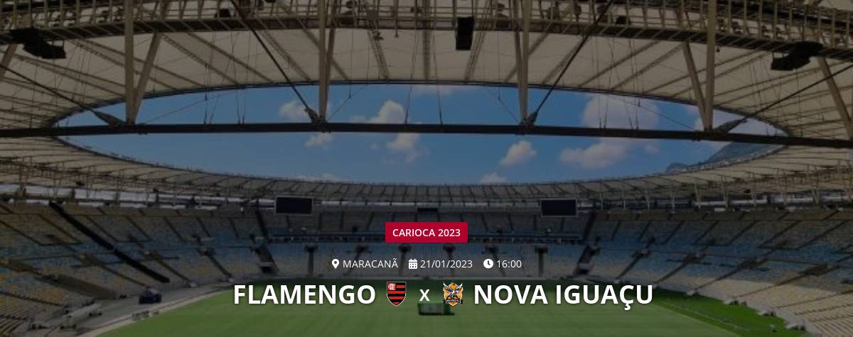 Flamengo x Nova Iguaçu: onde assistir ao Carioca neste sábado - Placar - O  futebol sem barreiras para você