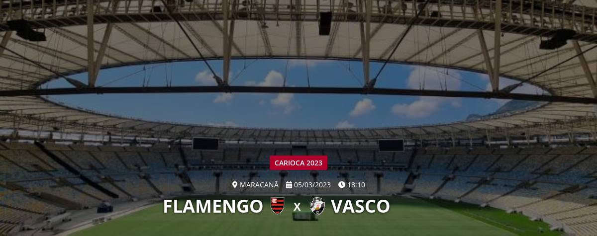 FLAMENGO X VASCO - TRANSMISSÃO AO VIVO - DIRETO DO MARACANÃ 