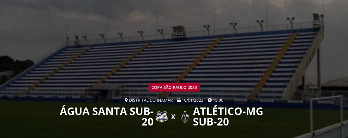 Atlético x Água Santa-SP: saiba onde assistir ao jogo pela Copinha -  Superesportes