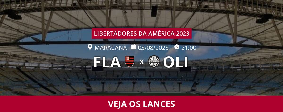 LIBERTADORES: OLÍMPIA X FLAMENGO; ACOMPANHE EM TEMPO REAL - Bolavip Brasil