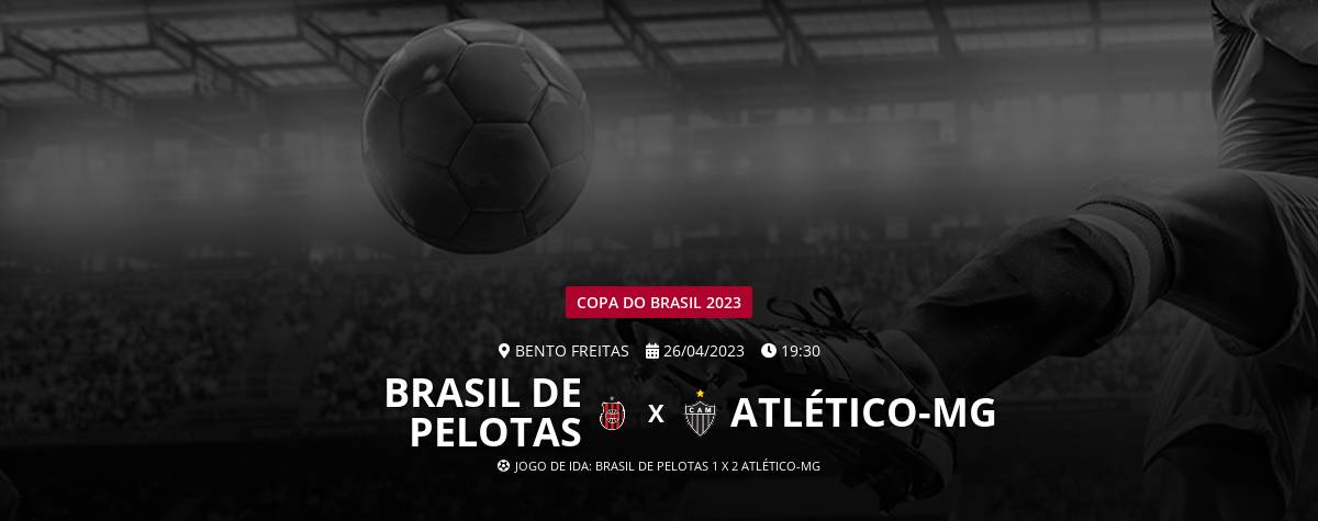 Brasil de Pelotas x Atlético-MG pela Copa do Brasil 2023: onde assistir ao  vivo
