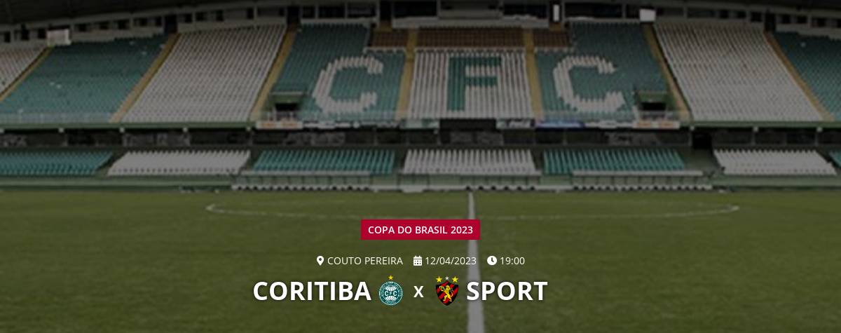 Coritiba x Sport: placar ao vivo, escalações, lances, gols e mais