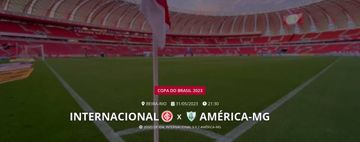 Internacional 3 x 1 América-MG  Copa do Brasil: melhores momentos