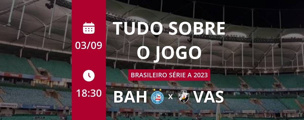 Bahia 1 x 1 Vasco: veja gols e melhores momentos
