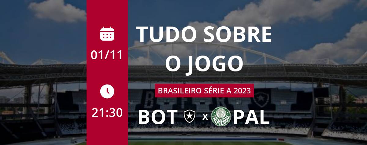 Pré-jogo Botafogo x Palmeiras - Campeonato Brasileiro 2023