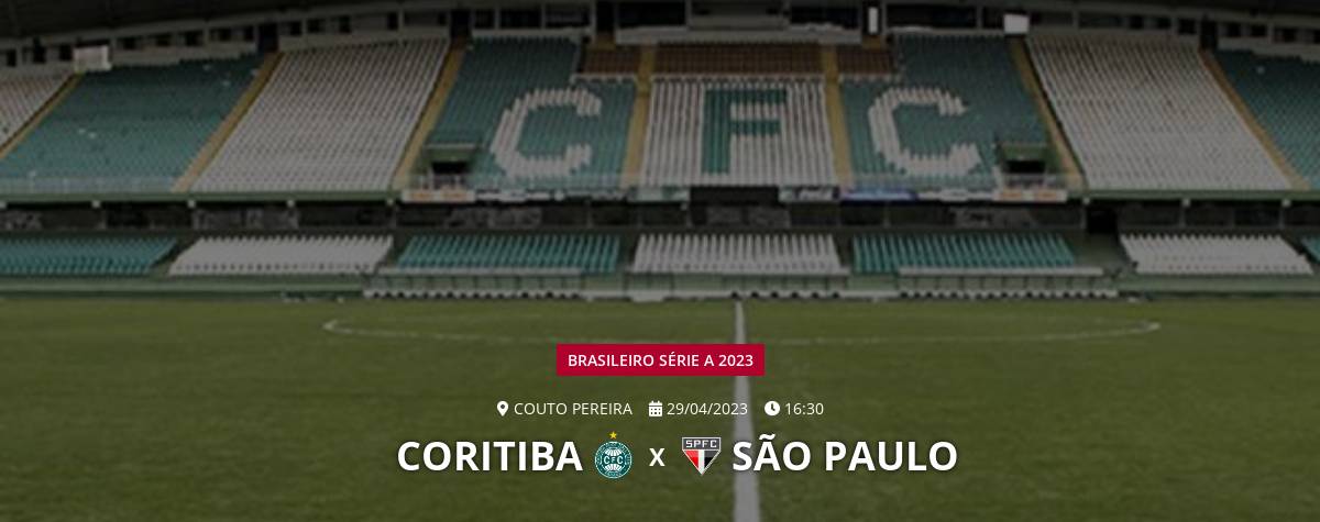 Coritiba x São Paulo: onde assistir e horário do jogo do Brasileirão