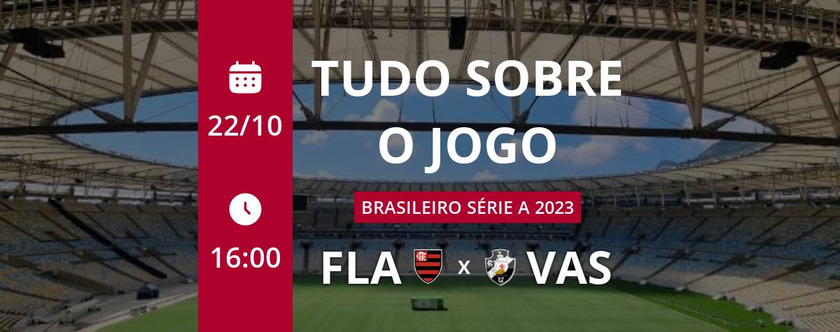AO VIVO: BRASILEIRÃO 2023! FLAMENGO X VASCO, 28ª RODADA