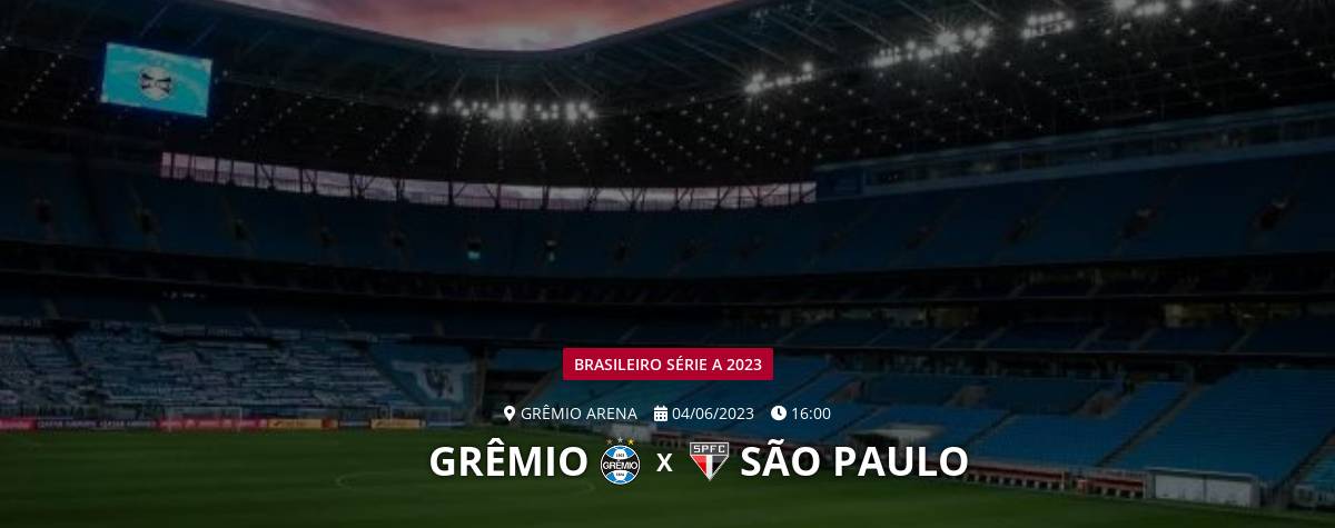 Grêmio x São Paulo - Ao vivo - Brasileiro Série A - Minuto a Minuto Terra