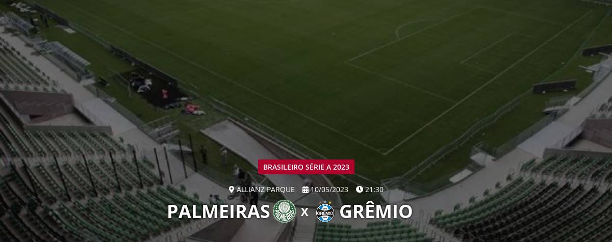 Grêmio joga pouco e leva goleada do Palmeiras pelo Brasileirão