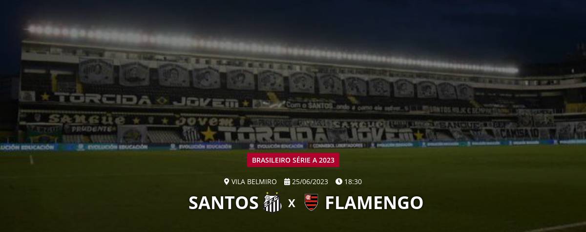 FLAMENGO X SANTOS, AO VIVO, CAMPEONATO BRASILEIRO 2023