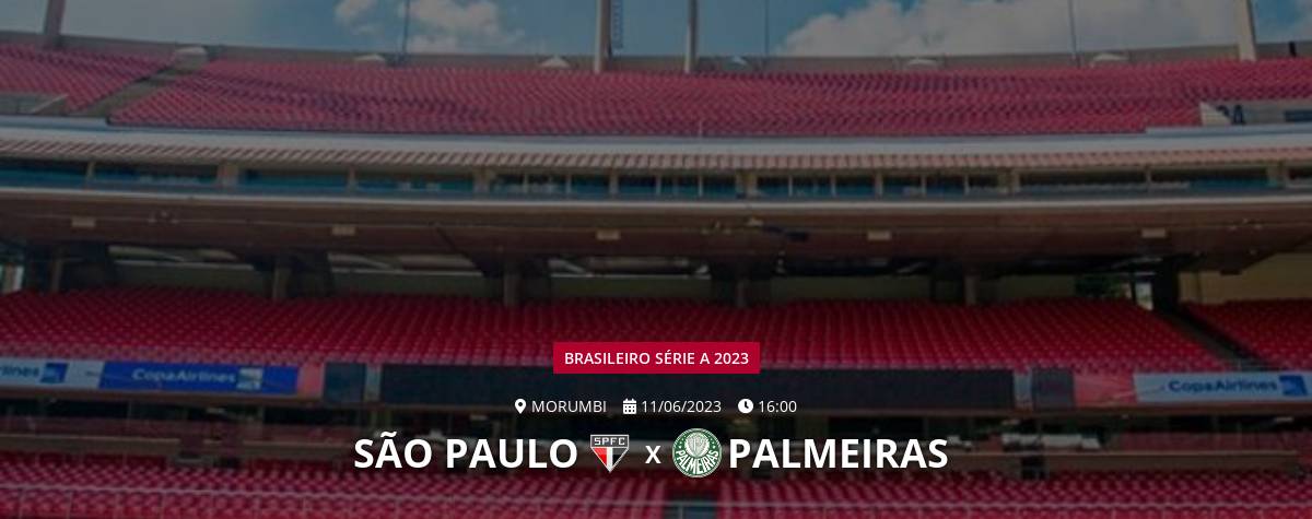 Que horas é o jogo Palmeiras e São Paulo e onde ver a final do