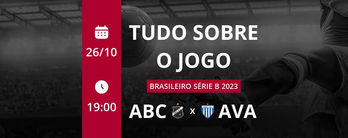 ABC busca empate com o Avaí, mas stá rebaixado na Série B