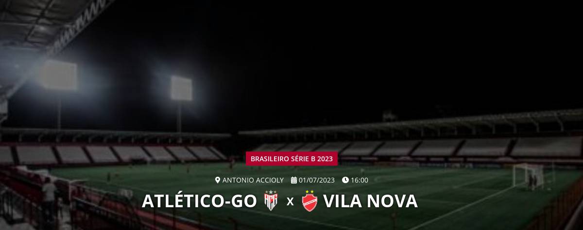 Atlético-GO e Vila Nova têm jogos detalhados pela Série B até a 29ª rodada