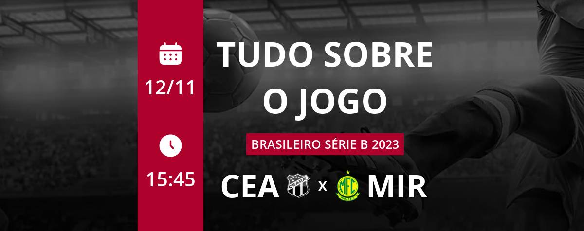 A tabela de jogos do Ceará na Série A do Campeonato Brasileiro