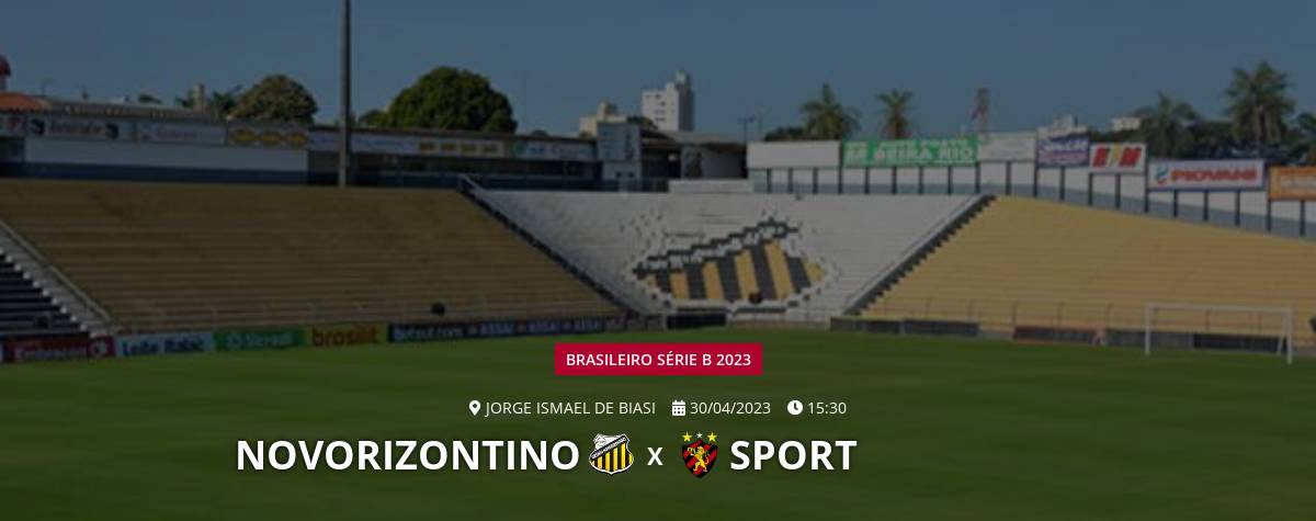 Em jogo fraco, Sport fica no 0x0 com o Novorizontino