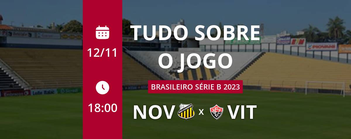 Novorizontino x Vitória: estatísticas e informações do jogo da 36ª rodada  da Série B