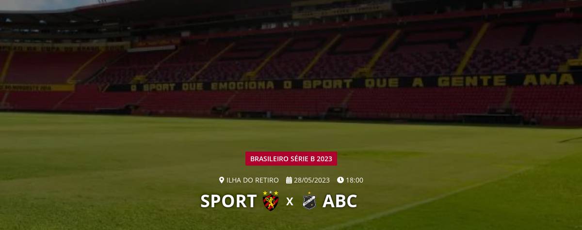 Palpite: Sport x ABC - Série B - 28/05/2023