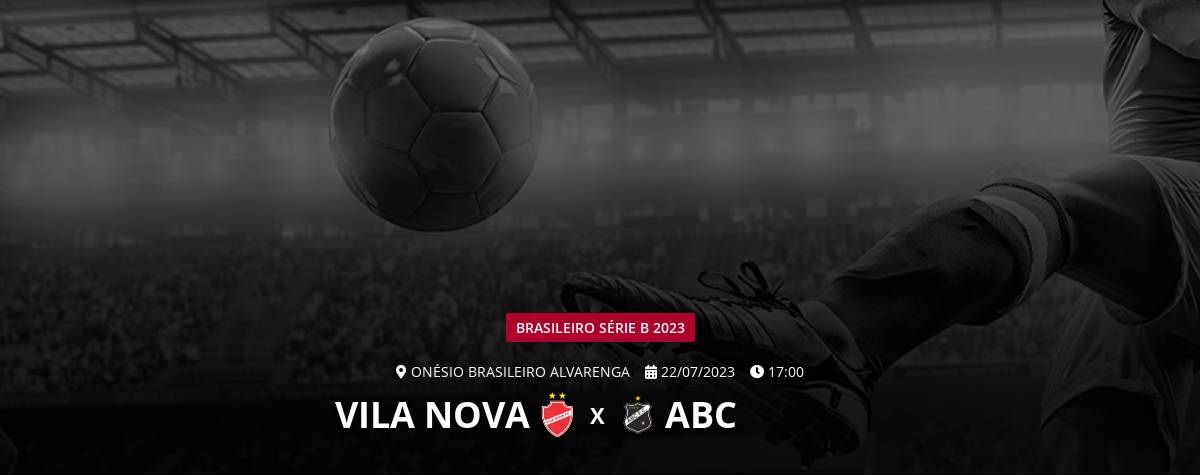 Qual canal vai passar o jogo ABC X VILA NOVA hoje (25/11)? Passa na BAND ou  SPORTV? Veja onde assistir ABC X VILA NOVA ao vivo com imagens - Portal da  Torcida