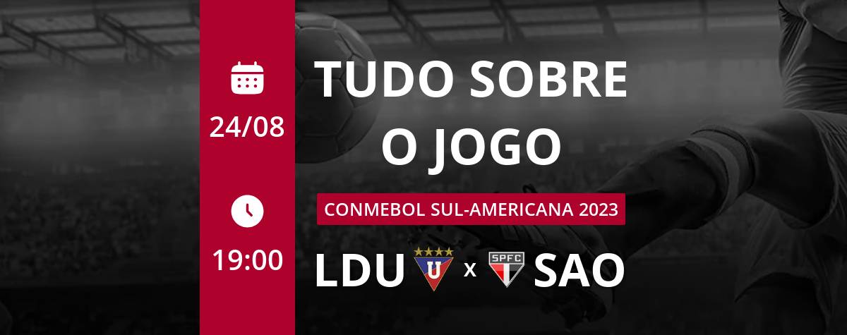 Pré jogo - São Paulo x LDU - 31/08 - Copa Sul-Americana 2023