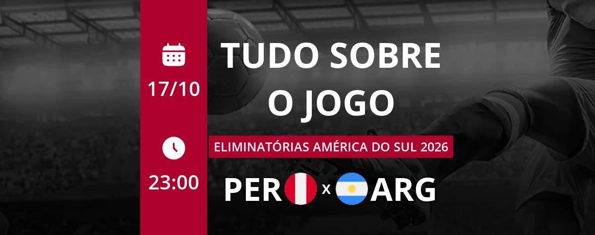 SAIU AGORA: Eliminatórias Sul-Americanas para Copa 2026 com programação  completa e onde assistir os jogos - Portal da Torcida