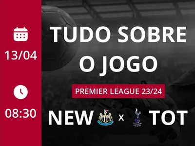 Newcastle x Tottenham: que horas é o jogo hoje, onde vai ser e mais