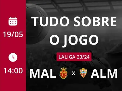 Mallorca x Almería: que horas é o jogo hoje, onde vai ser e mais