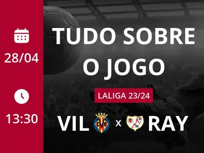 Villarreal x Rayo Vallecano: que horas é o jogo hoje, onde vai ser e mais