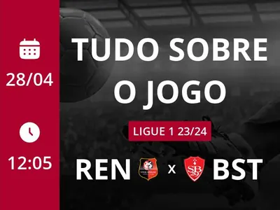 Rennes x Brest: que horas é o jogo hoje, onde vai ser e mais