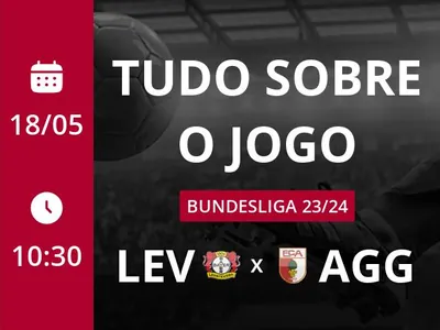 Bayer Leverkusen x Augsburg: que horas é o jogo hoje, onde vai ser e mais