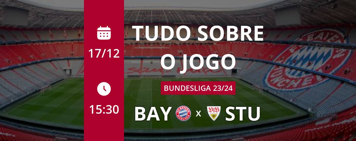 Bayern x Stuttgart AO VIVO: onde assistir ao jogo em tempo real pela  Bundesliga