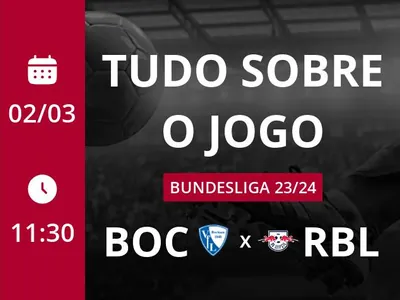 Bochum x RB Leipzig: que horas é o jogo hoje, onde vai ser e mais
