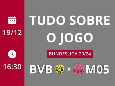 Ao vivo - Augsburg x Borussia Dortmund - Bundesliga 23/24 - Acompanhe todos  os lances