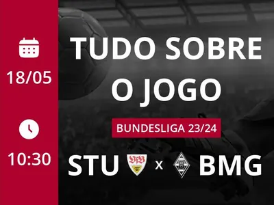 Stuttgart x Borussia Mönchengladbach: que horas é o jogo hoje, onde vai ser e mais